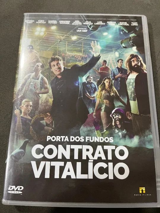DVD filme ?Contrato vitalício - porta dos fundos?