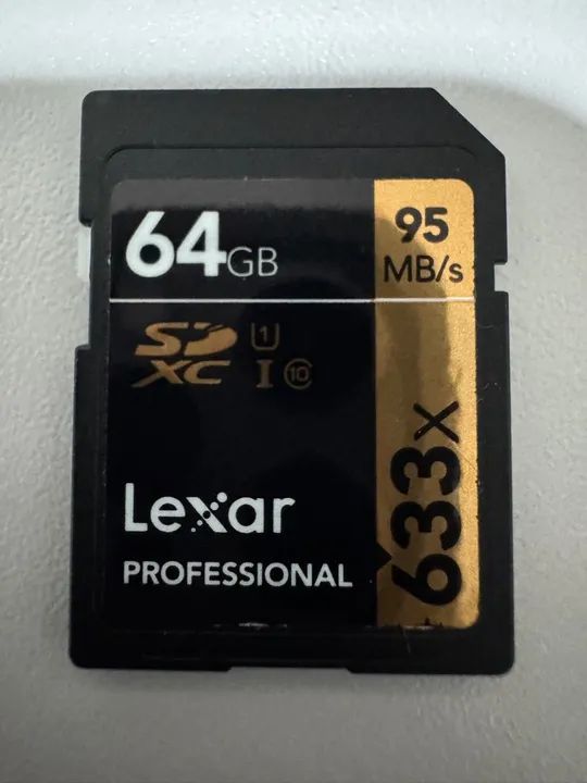 Cartão de Memória Lexar Professional 633x 64GB SDXC