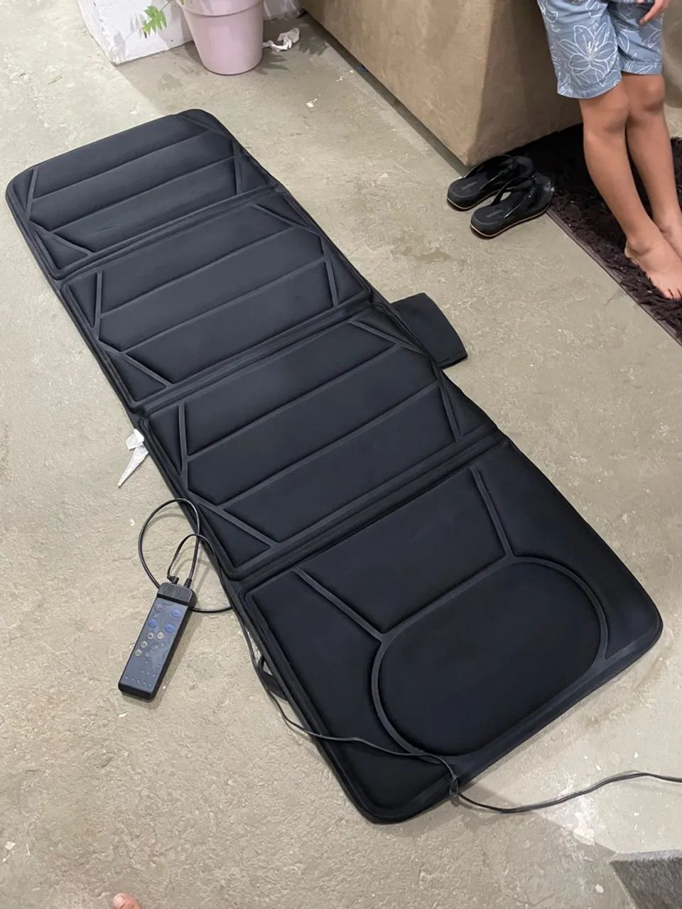 Colchão de massagem com controle remoto