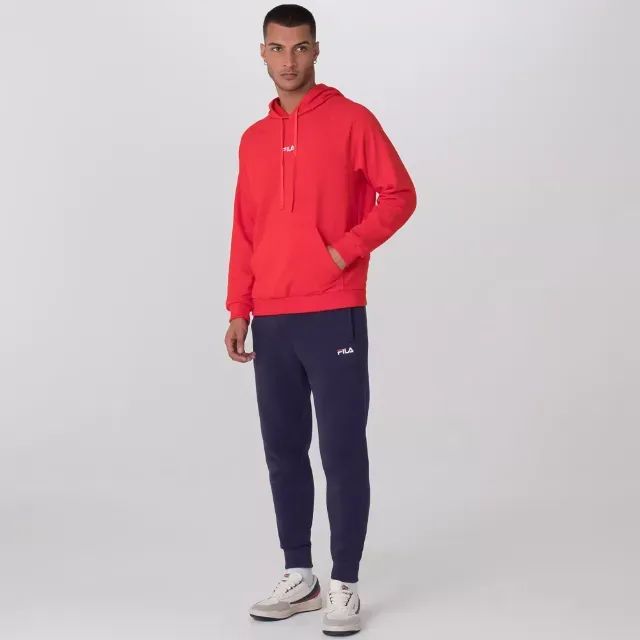 Blusa De Moletom Fila Classic Basic Vermelho Masculino M