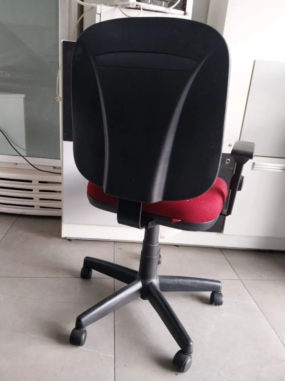 Cadeira Cavaletti Diretor Vermelha - Foto 2