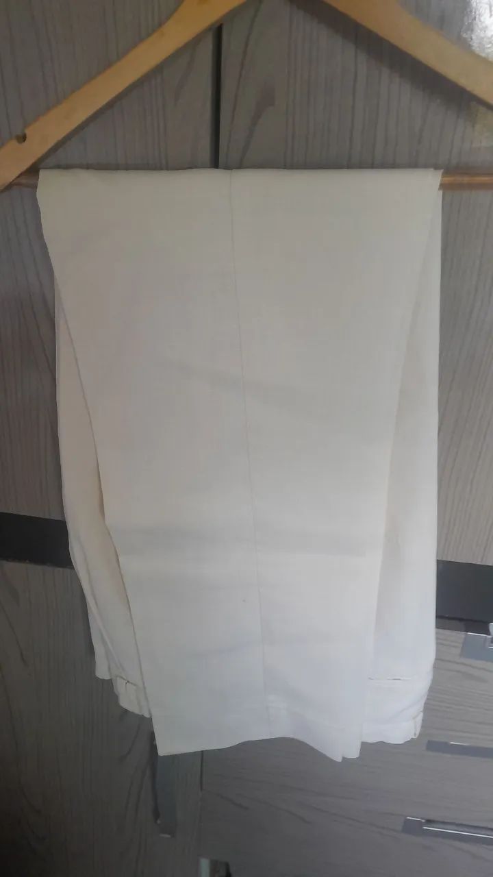 Calça social creme 