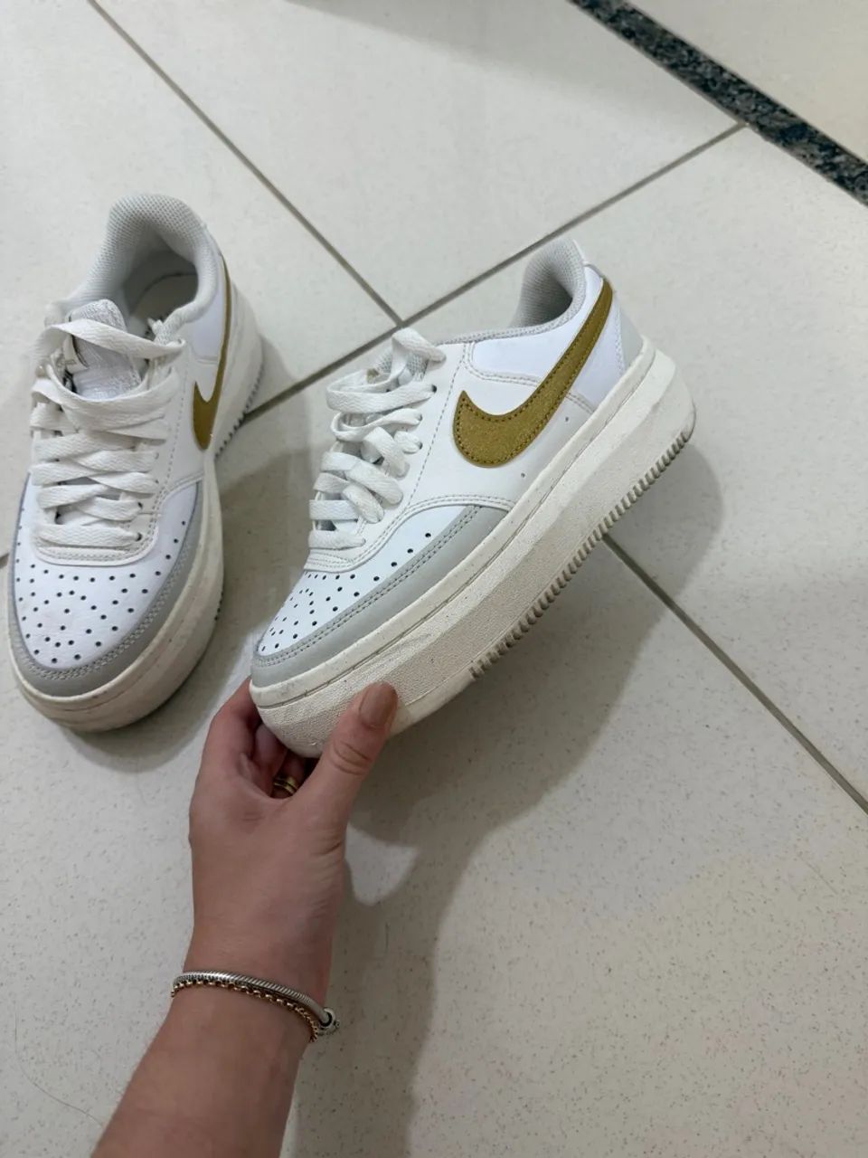 Tenis Nike court vision alta feminino  - Foto 3