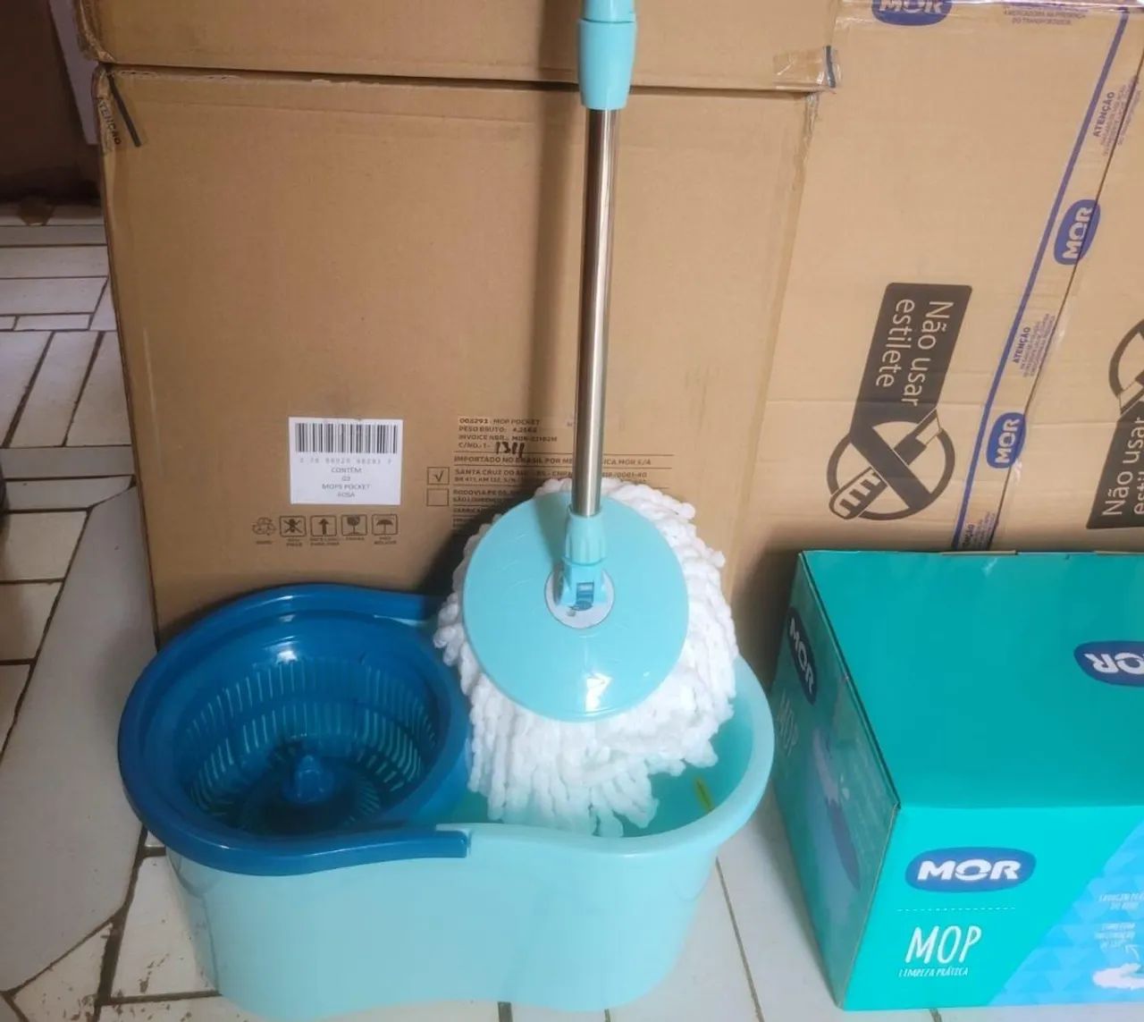 Mop Limpeza Prática com Balde - MOR - Foto 2
