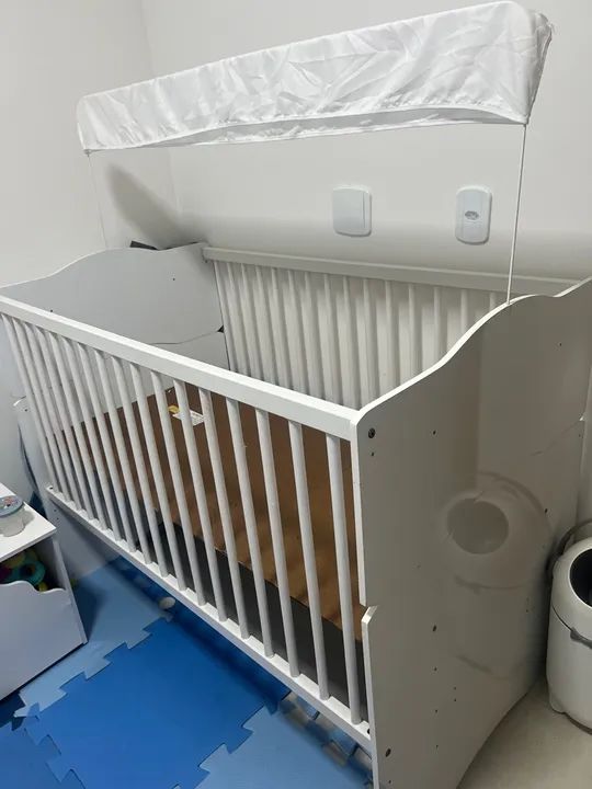 Berço Infantil Branco - Foto 2