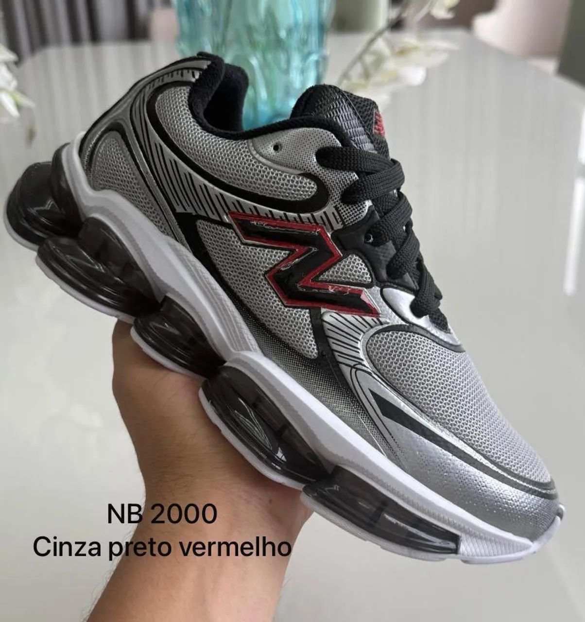 Tênis New Balance NB 2000 ABZORB | Estilo Retrô Urbano Cinza