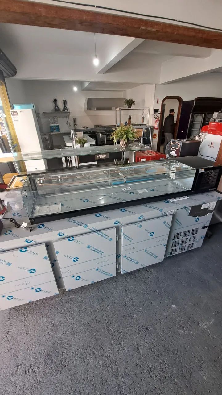 A. Balcão refrigerado inox diversos tamanhos  - Foto 2