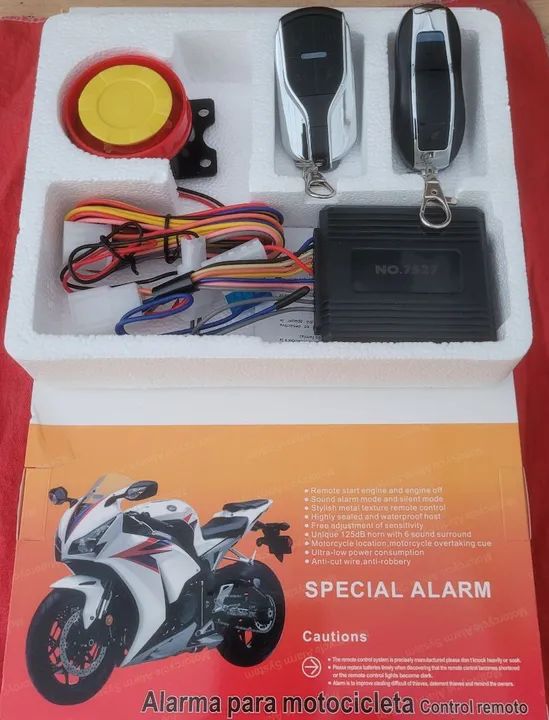 Alarme para Moto com partida do Motor pelo controle remoto - Foto 2