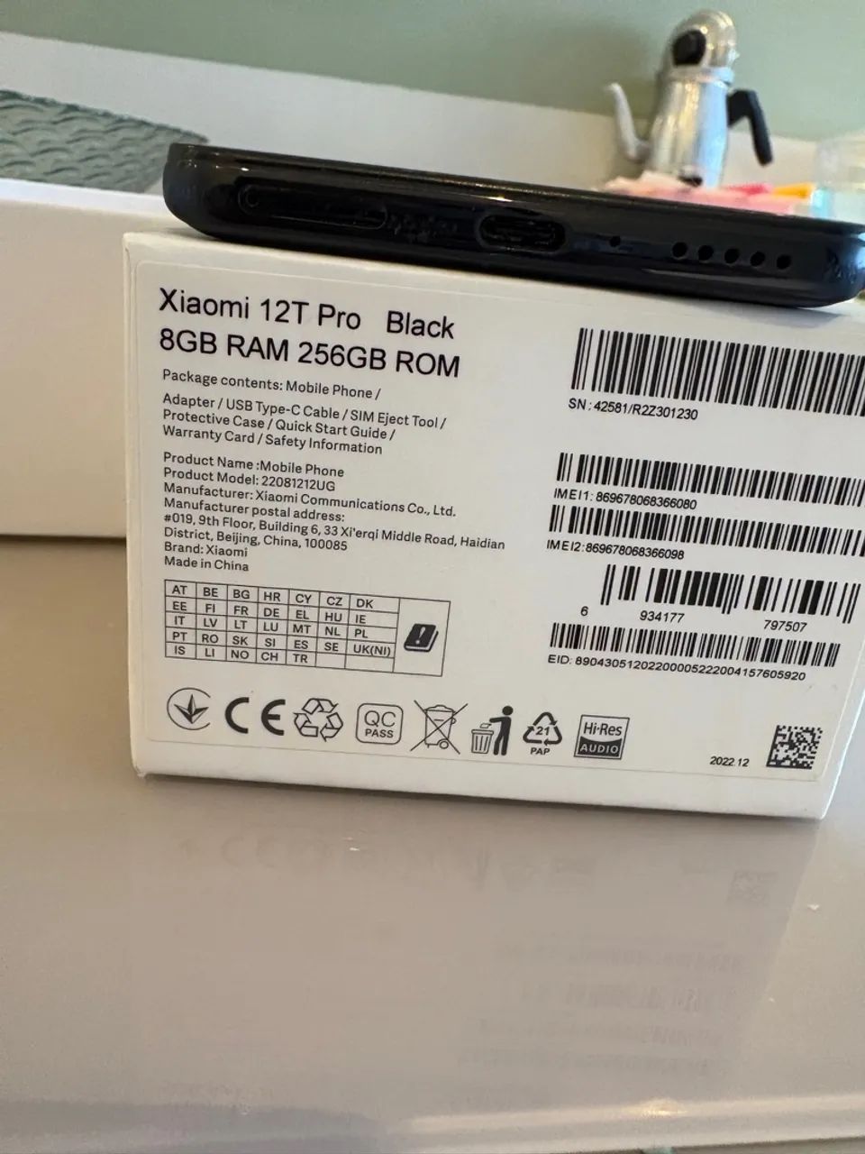 Celular smartphone xiaomi 12t pro black preto01542010 - Foto 3