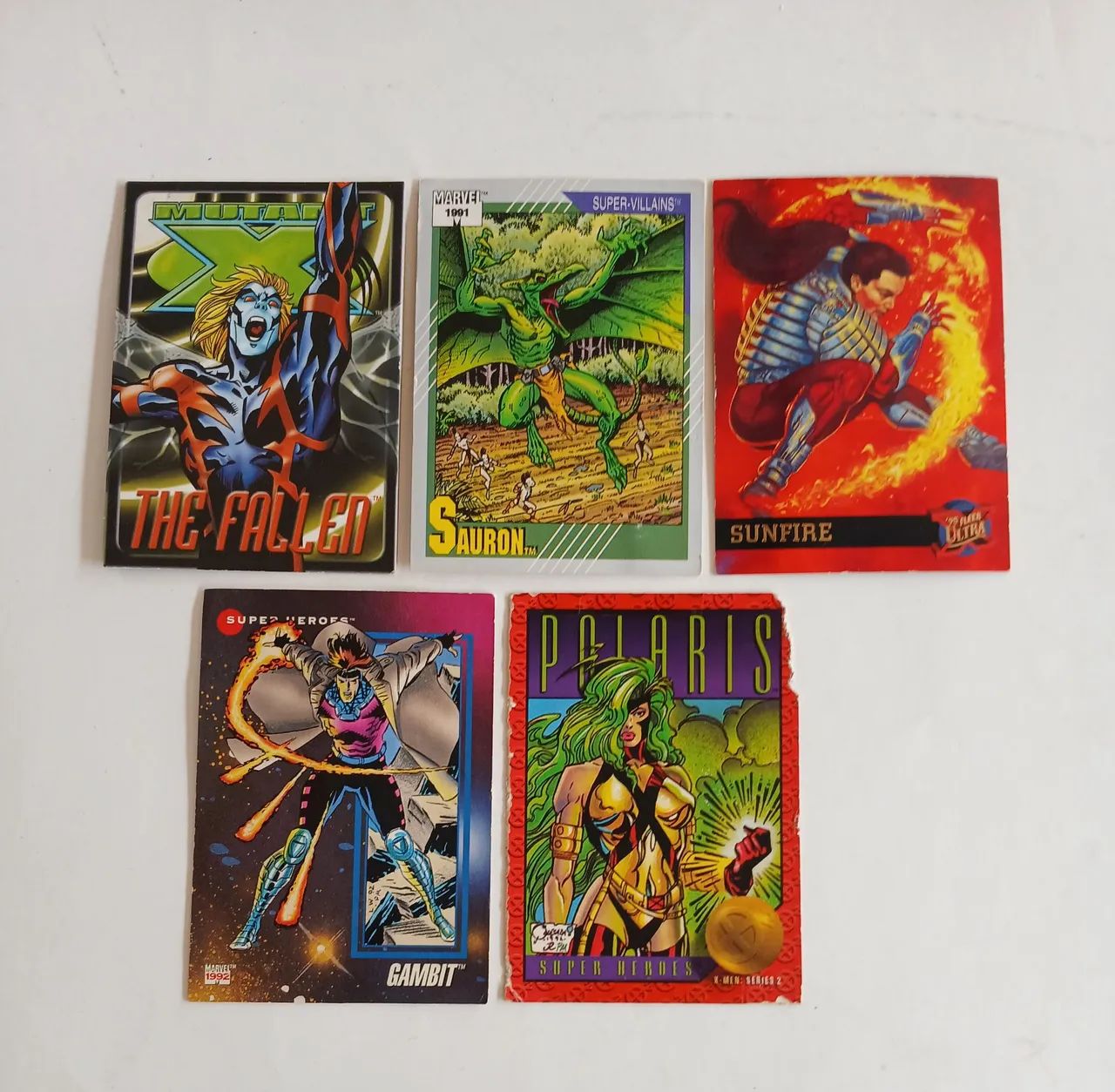 Cartas x men toybiz