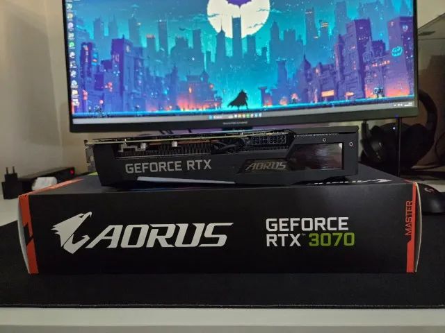 Placa de Vídeo RTX 3070 Aorus Master  - Foto 2