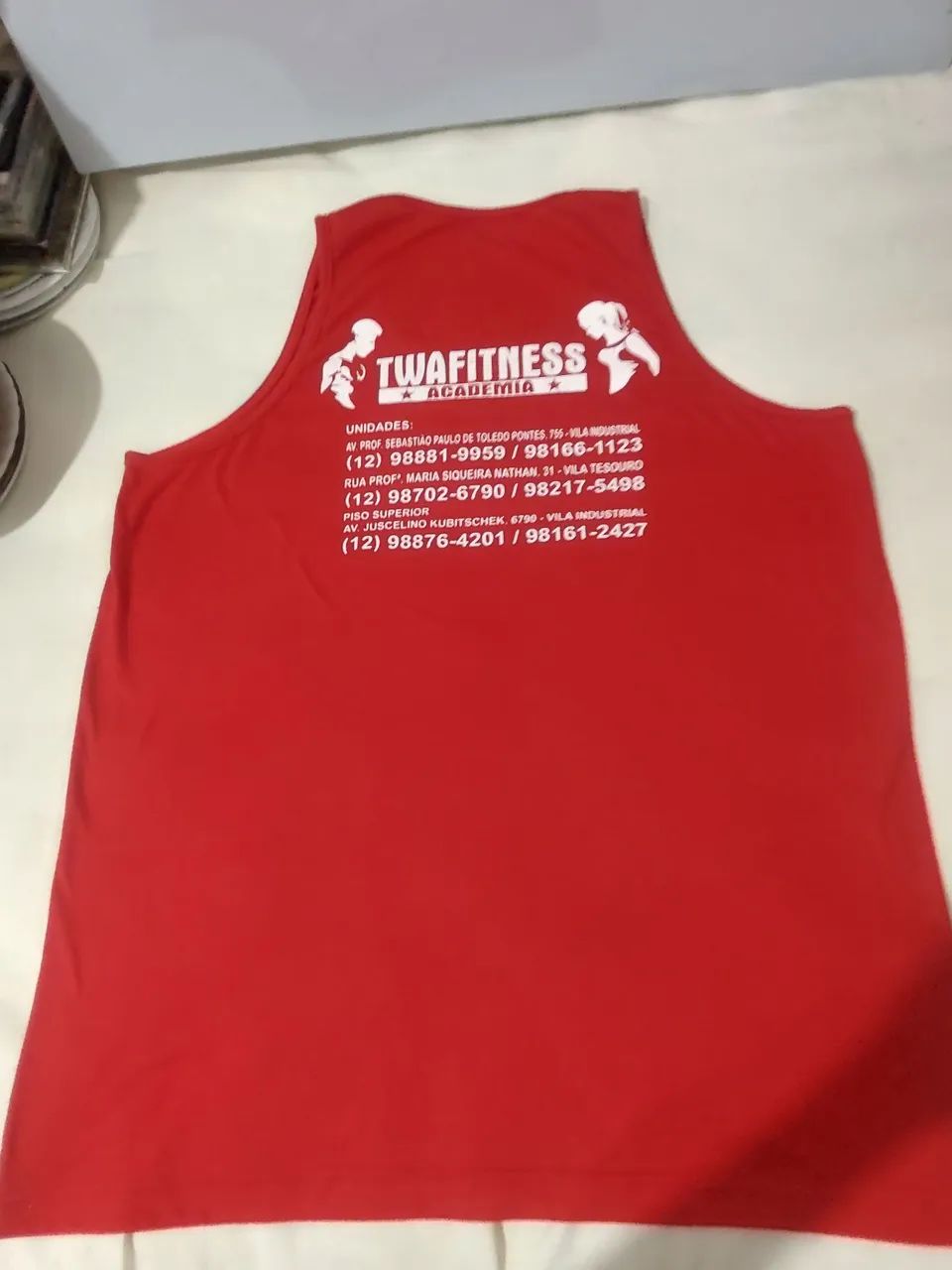 Regata Vermelha Grande da Twa Fitness - Tam G - Foto 3