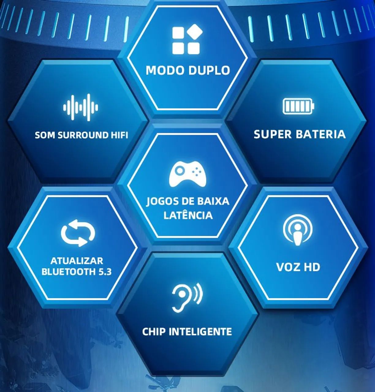 Fone Lenovo GM2 Pro Bluetooth 5.3 Gamer Original  - Foto 4