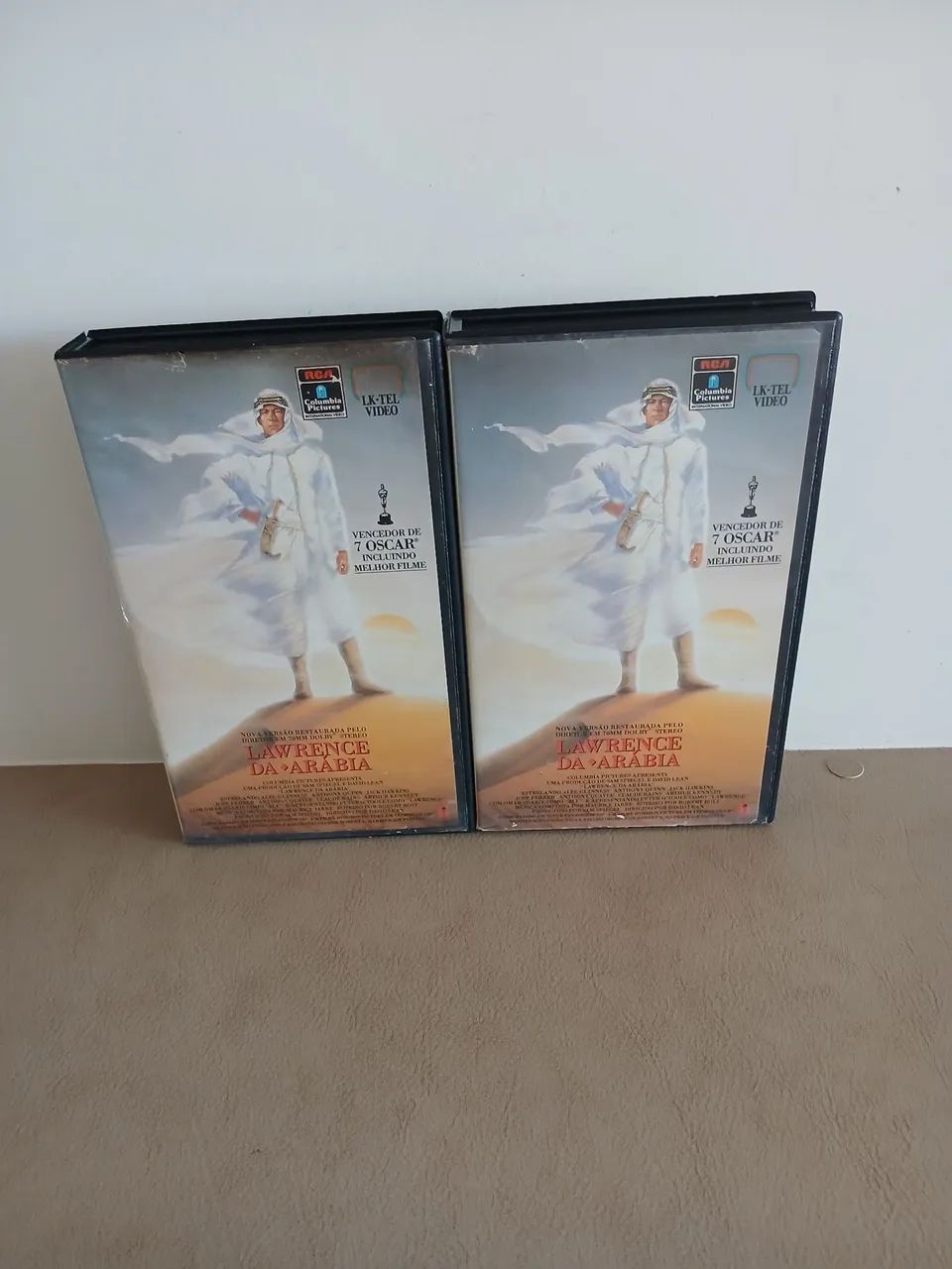 Fita Dupla VHS - Lawrence da Arábia - David Lean  - Raro