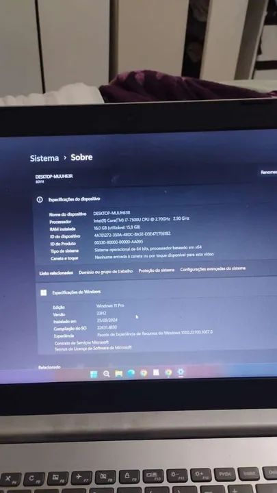 Notebook Lenovo I7 - Foto 2
