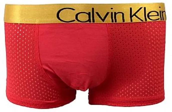 Cueca Boxer Calvin Klein Vermelha e Confortável