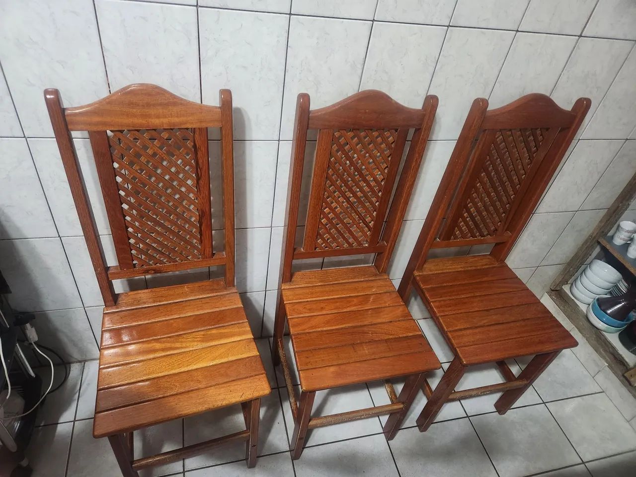 Conjunto 6 cadeiras madeira maciça64961607090051121