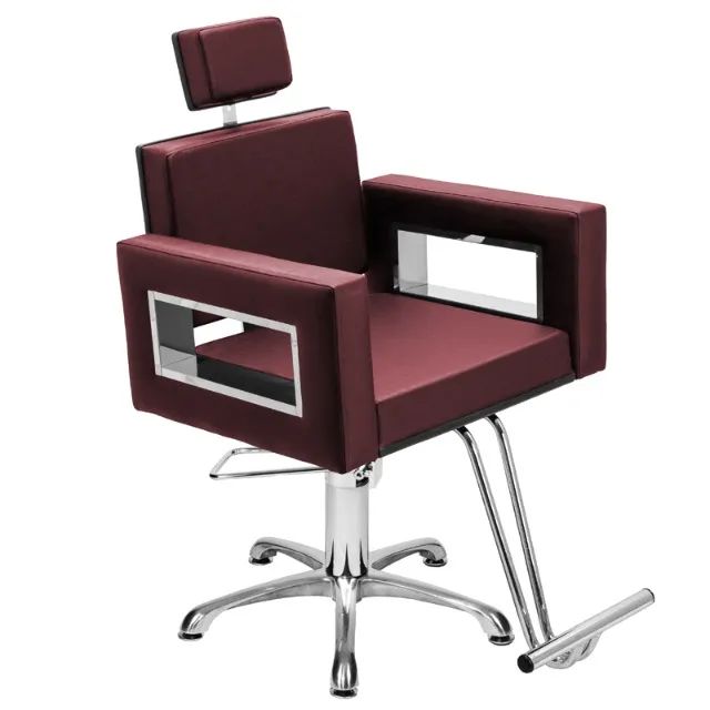 Cadeira de Salão Lisboa Inox Fixa Base Estrela - Foto 4