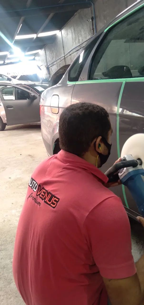 Polimento profissional.