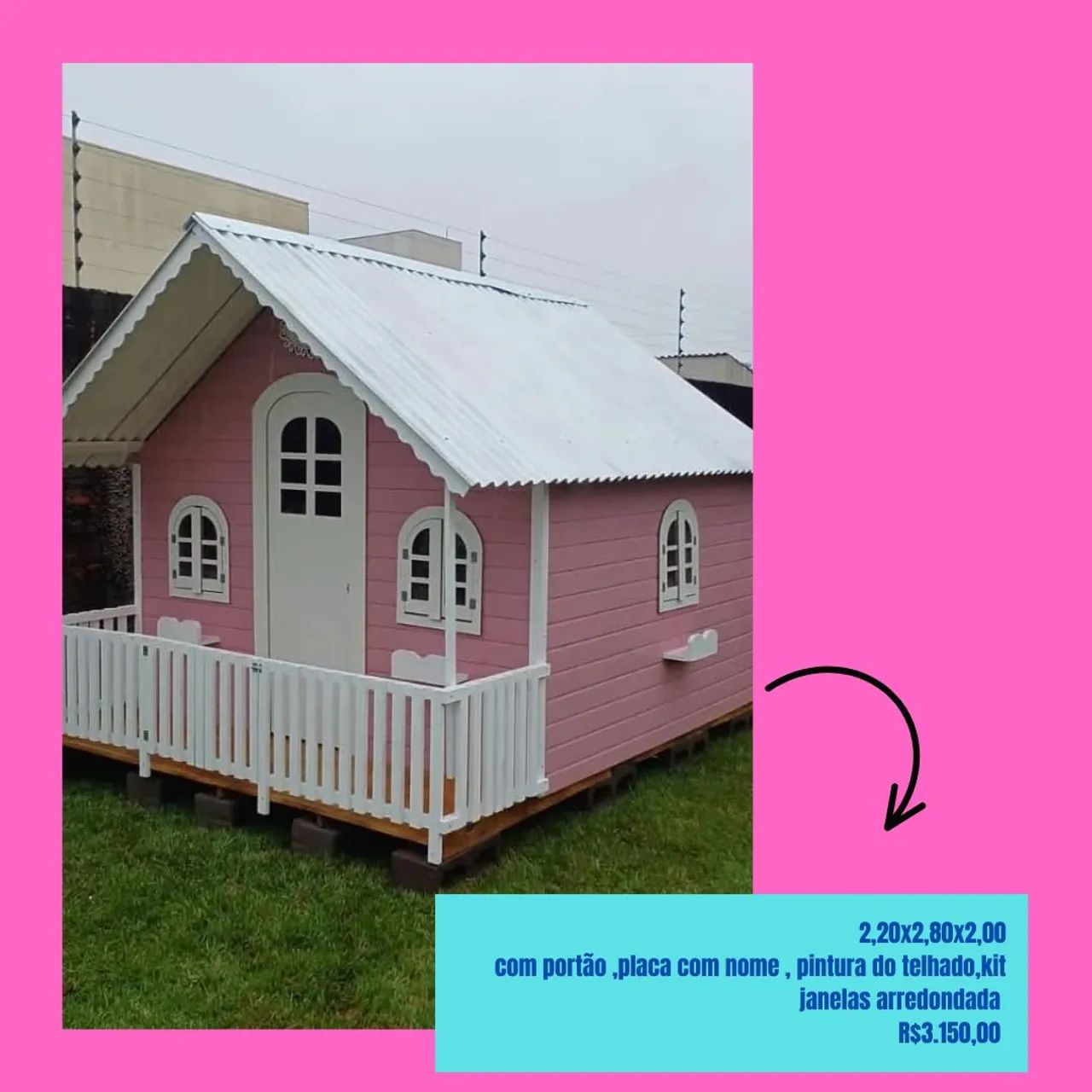 Casas infantis de jardim  - Foto 3