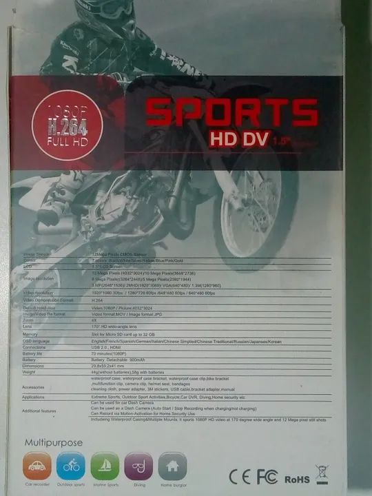 Vendo Câmera Fotográfica Spots, Webcam, filmadora sem uso - Foto 5