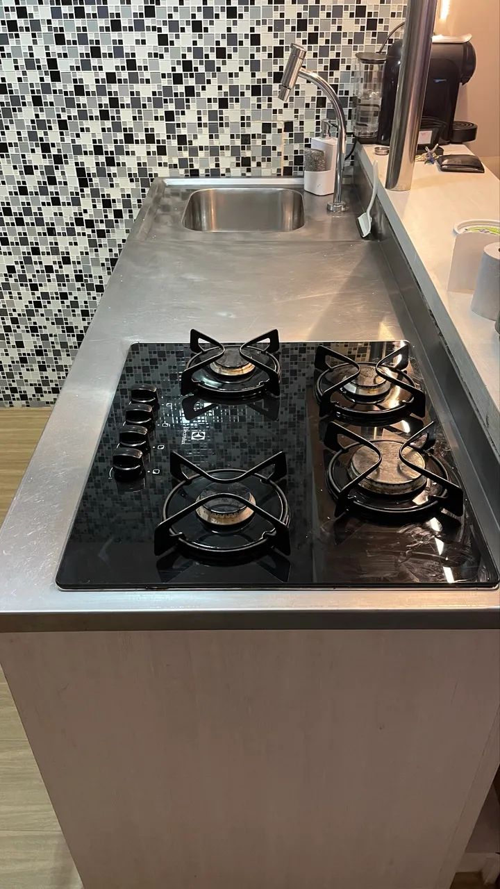 Bancada de inox para pia e fogão  - Foto 2