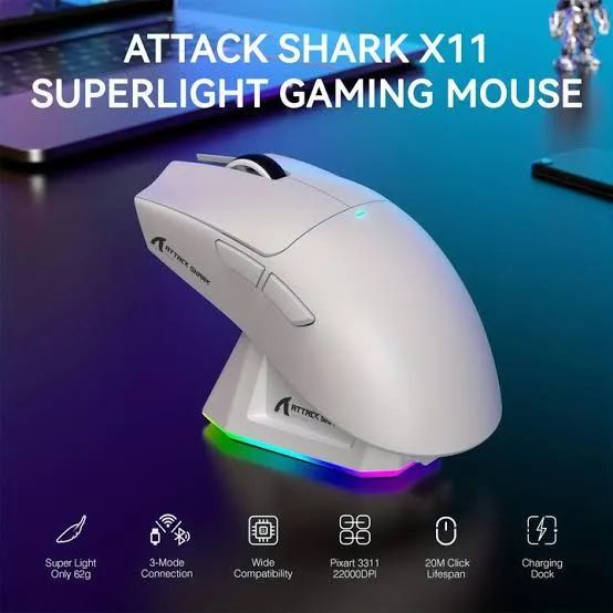 Mouse Gamer Attack Shark X11