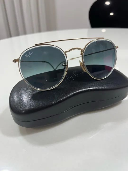 Óculos de Sol Ray-Ban Round Metal - Foto 3