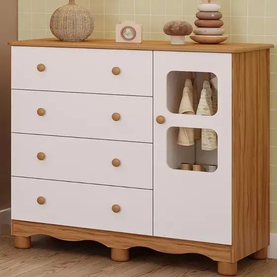 Comoda Infantil Lumi Peroba, 100% MDF  - Foto 2