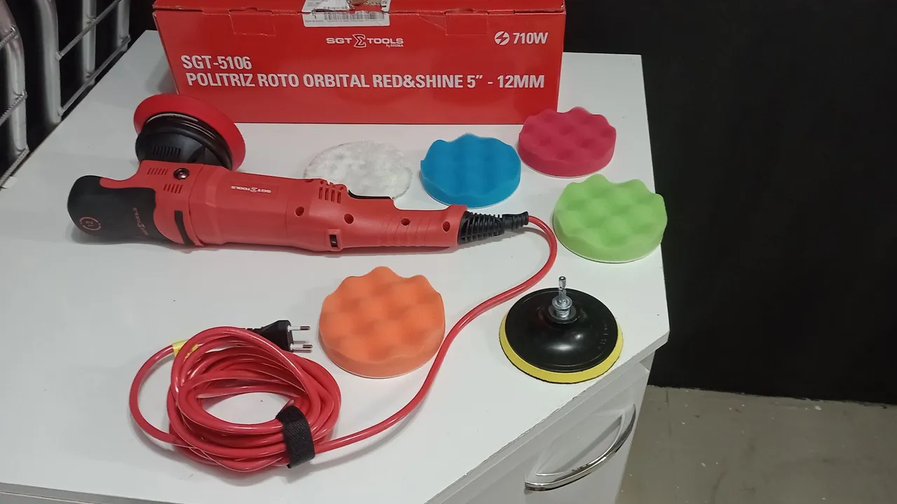 Politrizes Roto Orbital Red&Shine 5'' - 12mm