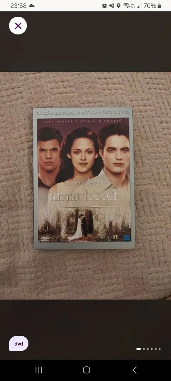 DVDs crepúsculo vendo junto ou separado 