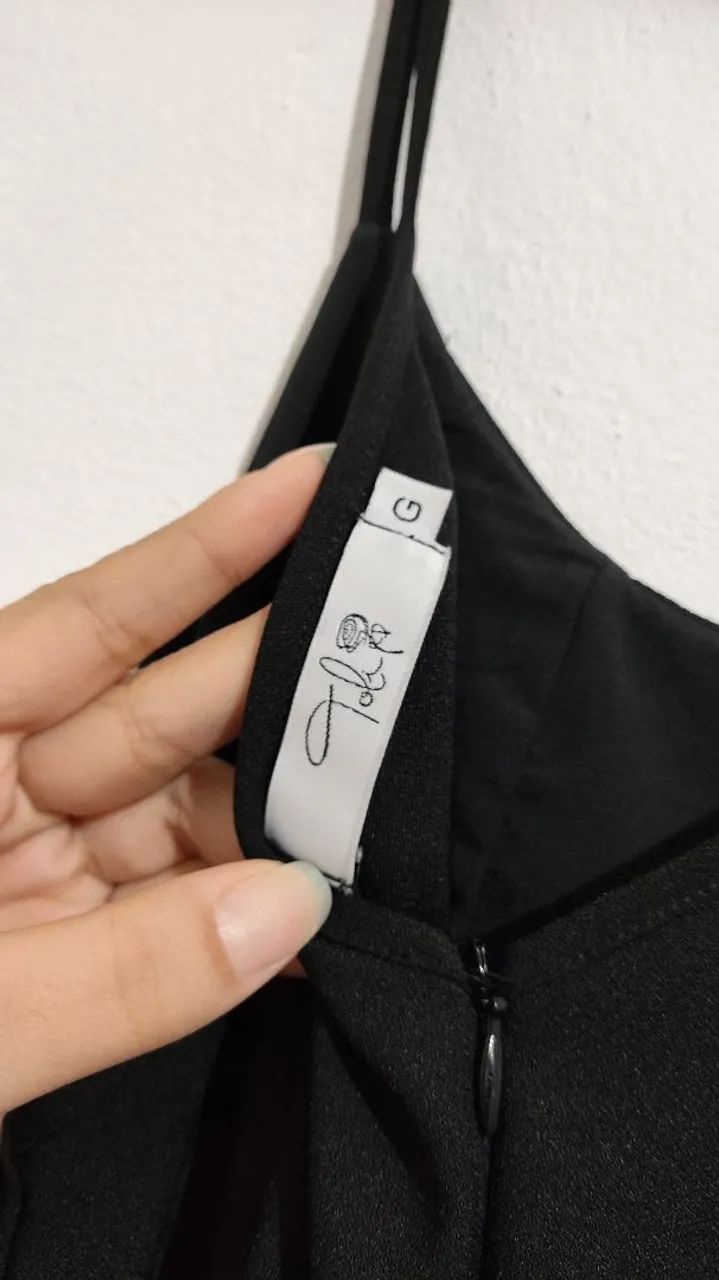 Vestido preto marca Toli - Foto 4