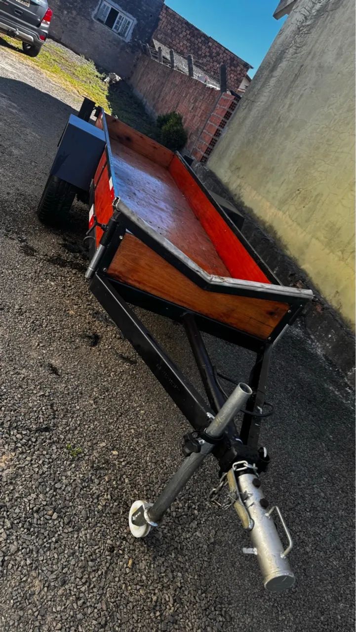 Carretinha Reboque Estilo Fazendinha - Foto 4