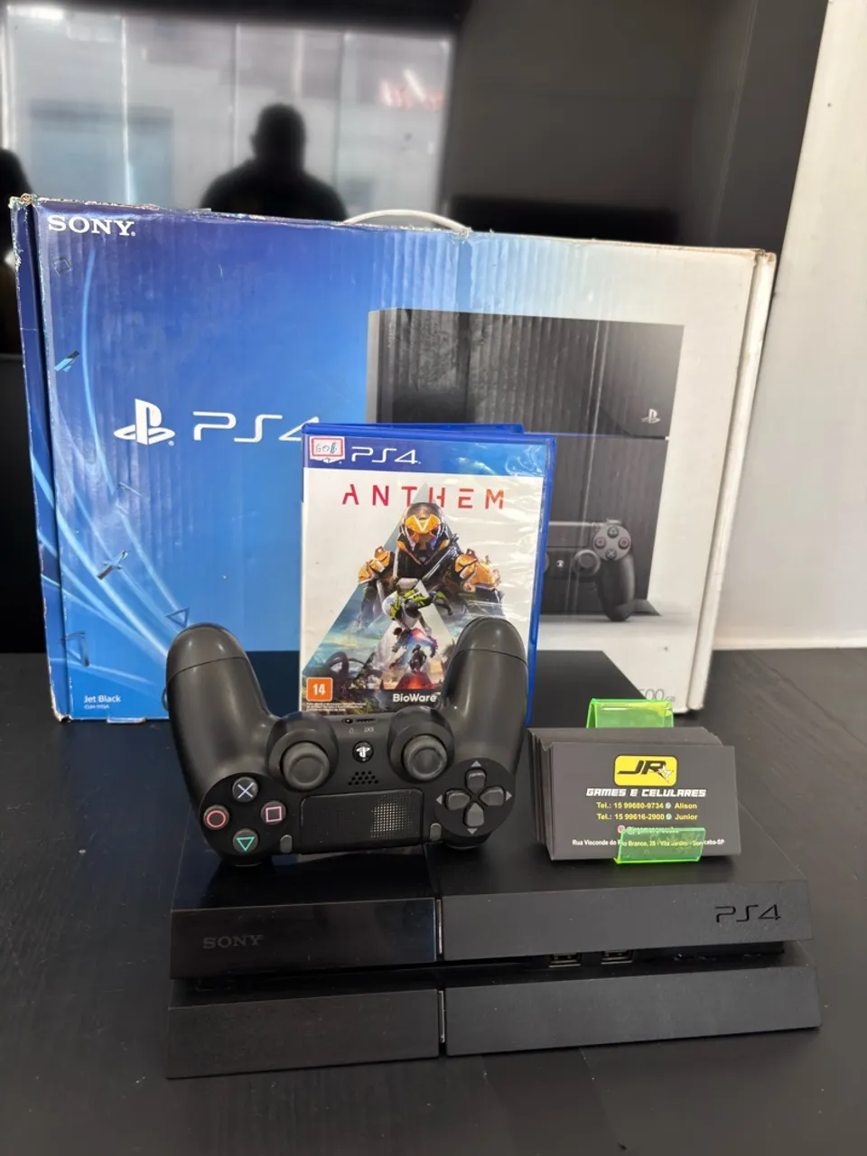 Playstation 4 fat 500GB semi novo JR games