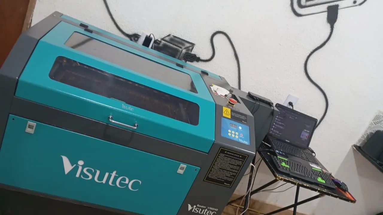Grava e Corta Laser + Estabilizador 3KVA - Foto 5