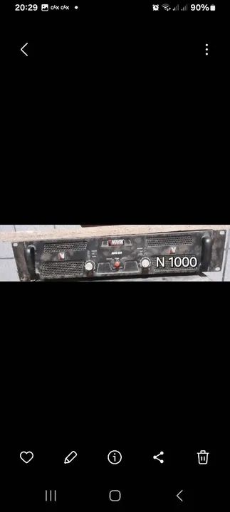 Amplificador Power One N 1000