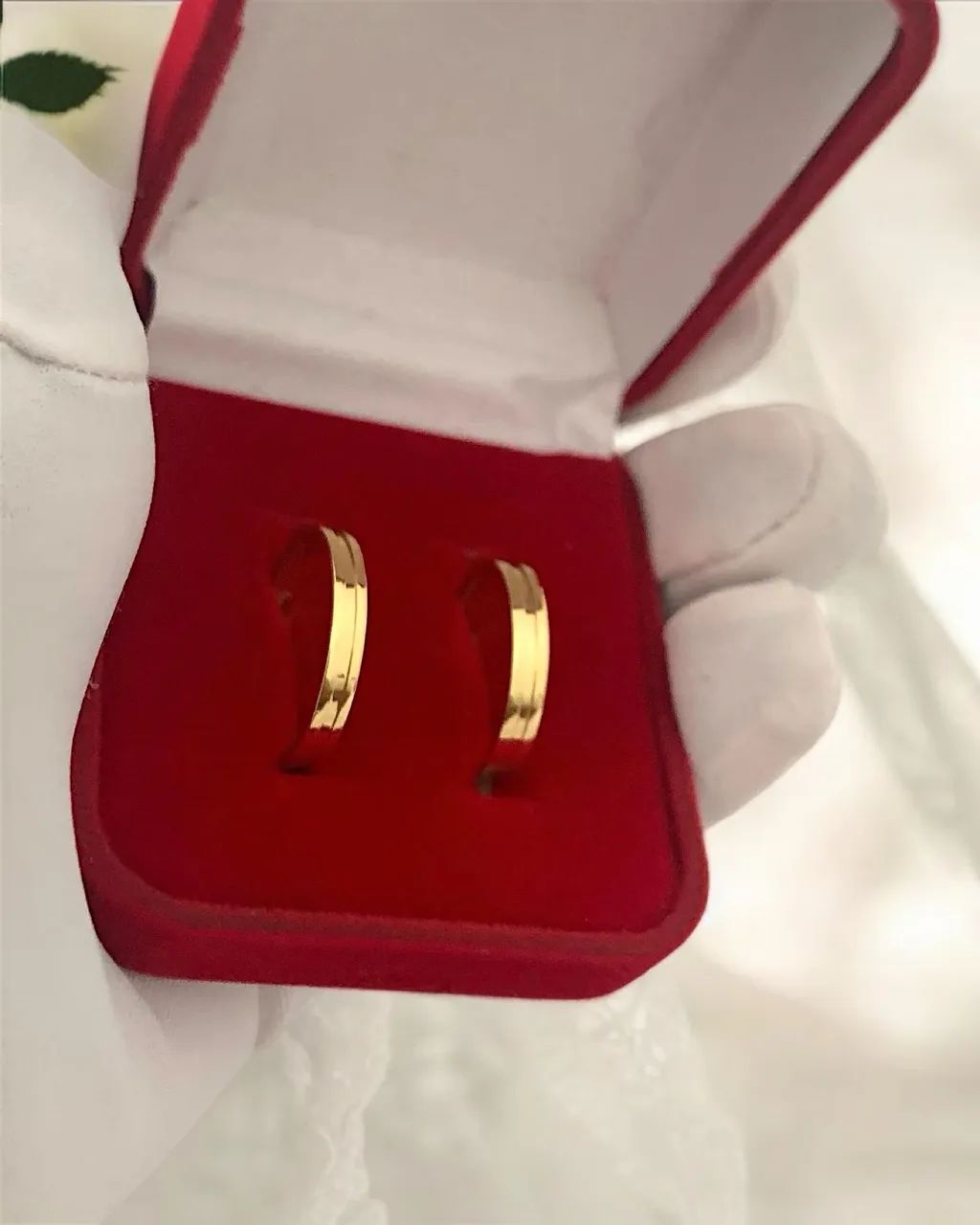 Alianças de prata banhada pronta entrega com garantia de 1 ano 