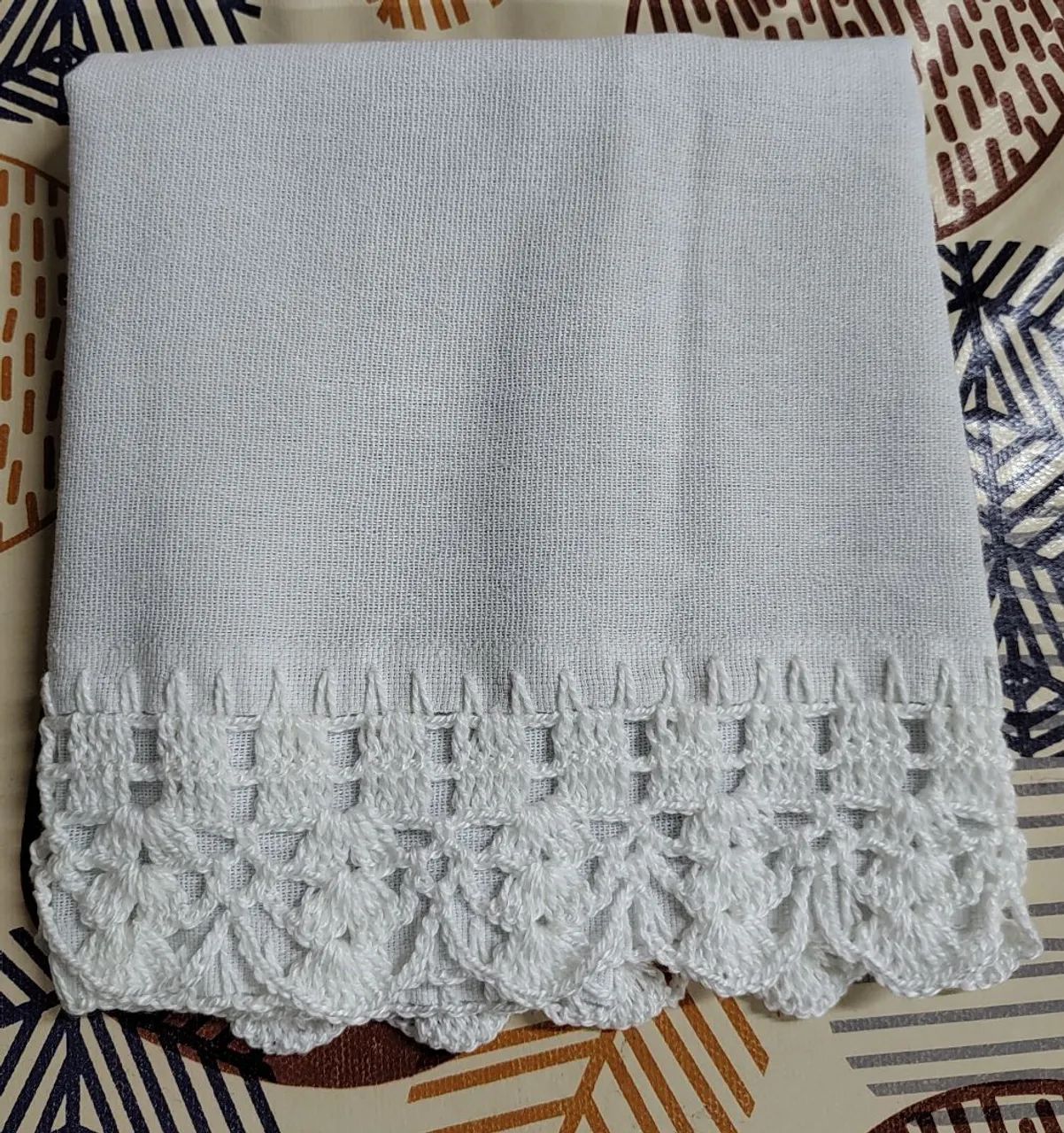 Pano de prato feito a mão 