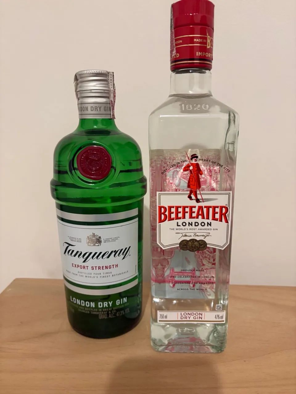 Gin Tanqueray e Beefeater