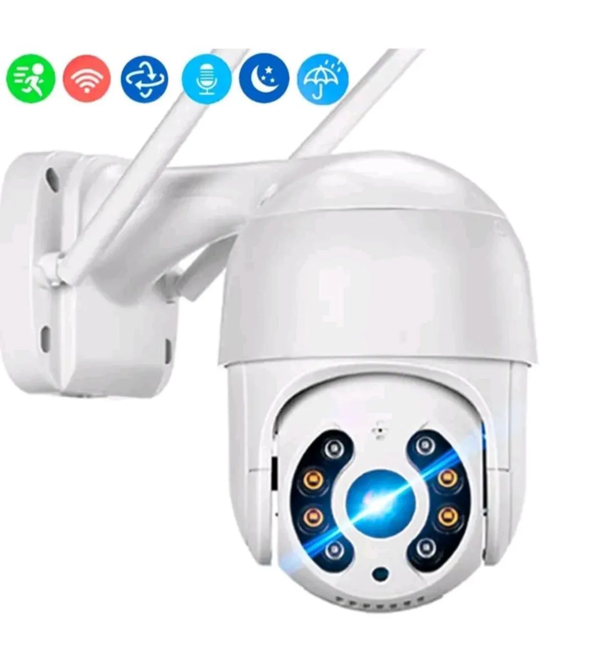 CÂMERAS SEGURANÇA INTELIGENTE VIA WI-FI 2.4G IP66 