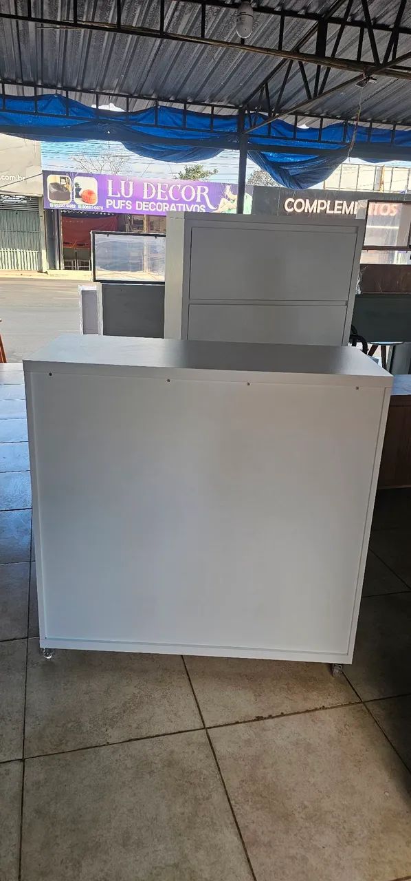 Cômodas e Gaveteiros em MDF BRANCO REFORSADO  - Foto 3