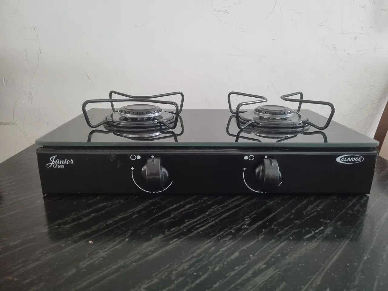 Fogão de Mesa Clarice Junior Glass 2 Bocas - Foto 4