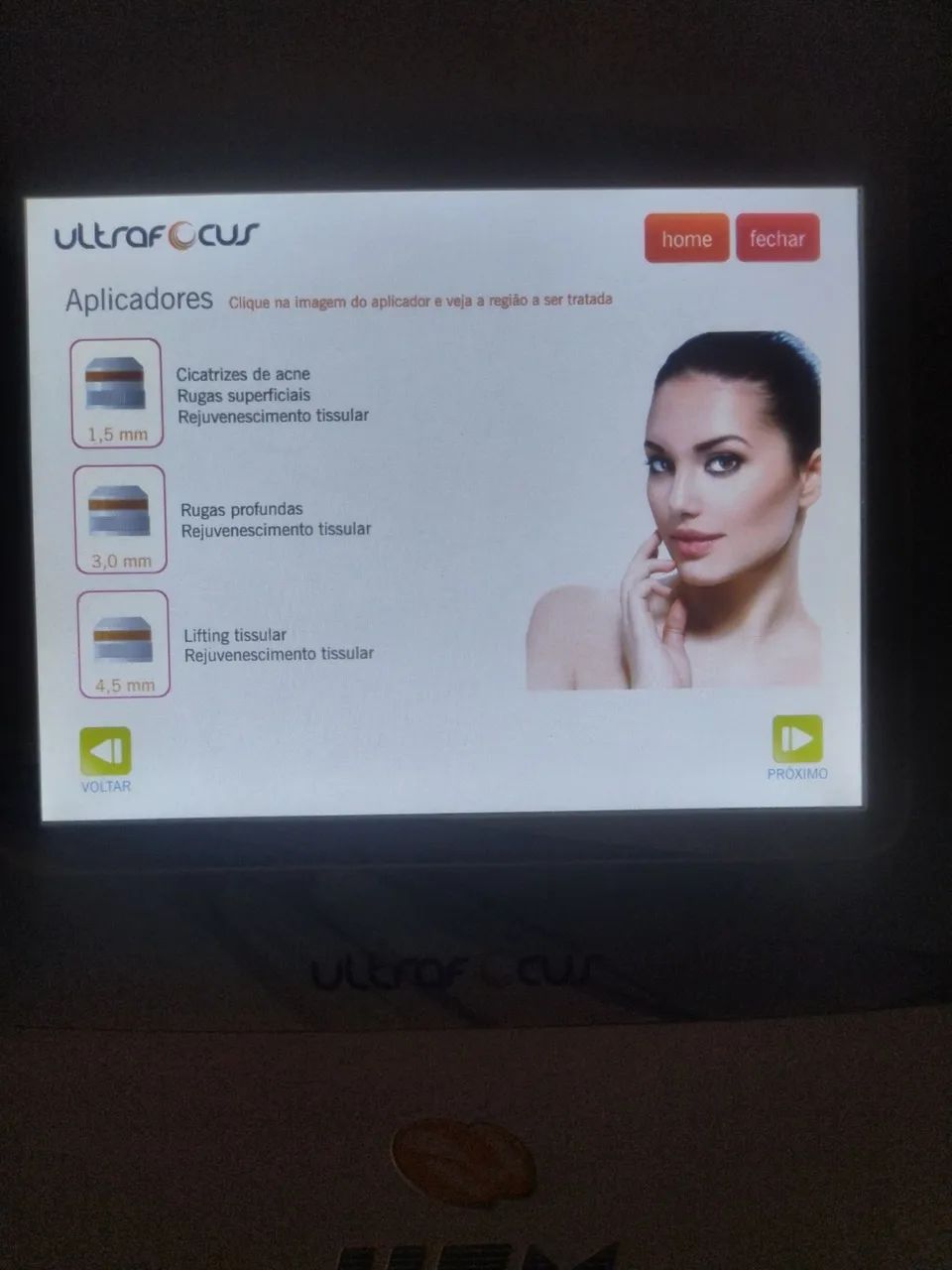 Lipo sem cortes - Ultrafocus HTM Facial e Corporal Completo | 6 Ponteiras  - Foto 3