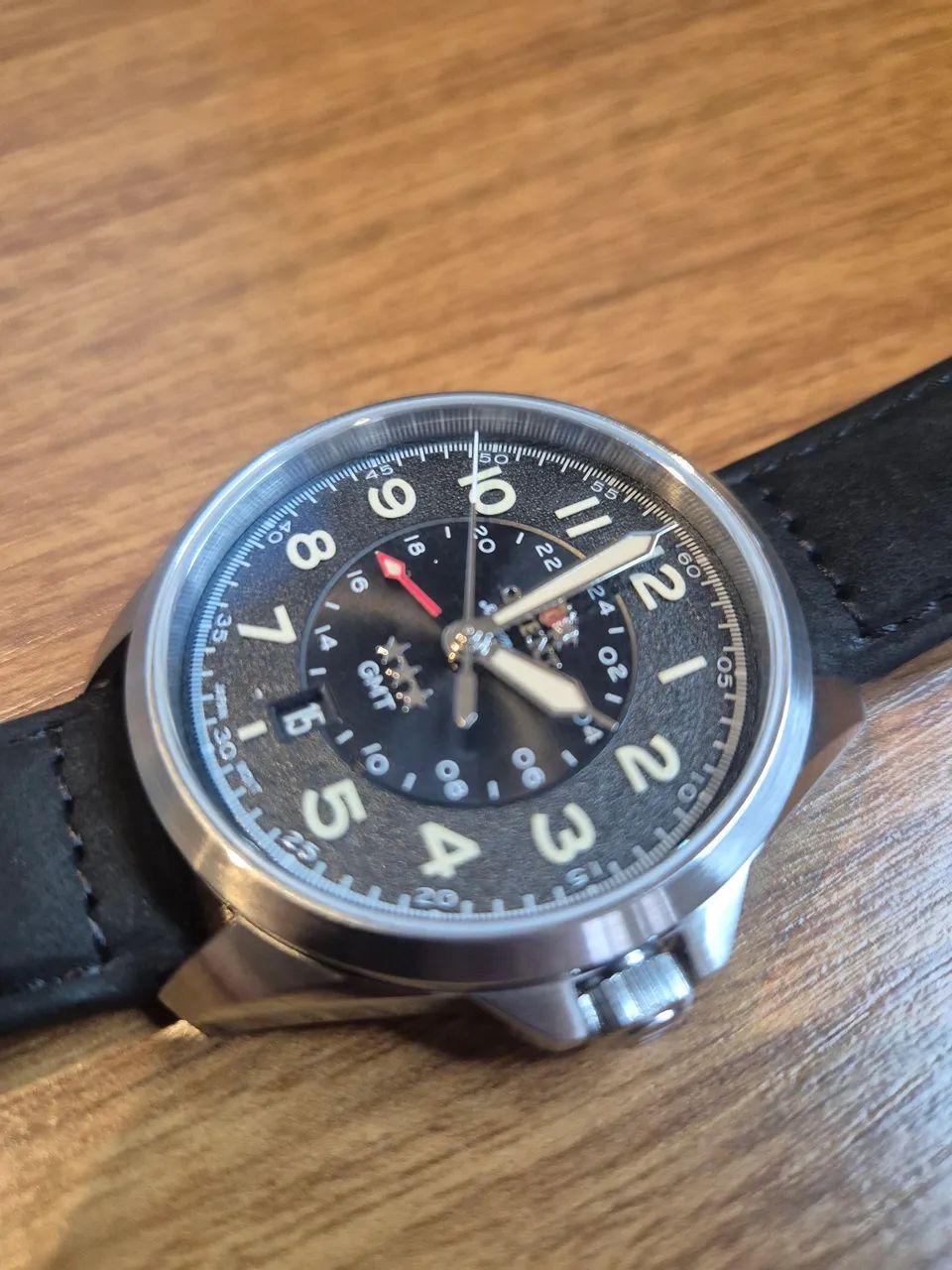 Relógio Orient 3 estrelas GMT - Foto 3