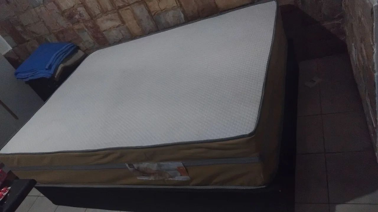 Cama casal nova com a base  - Foto 4