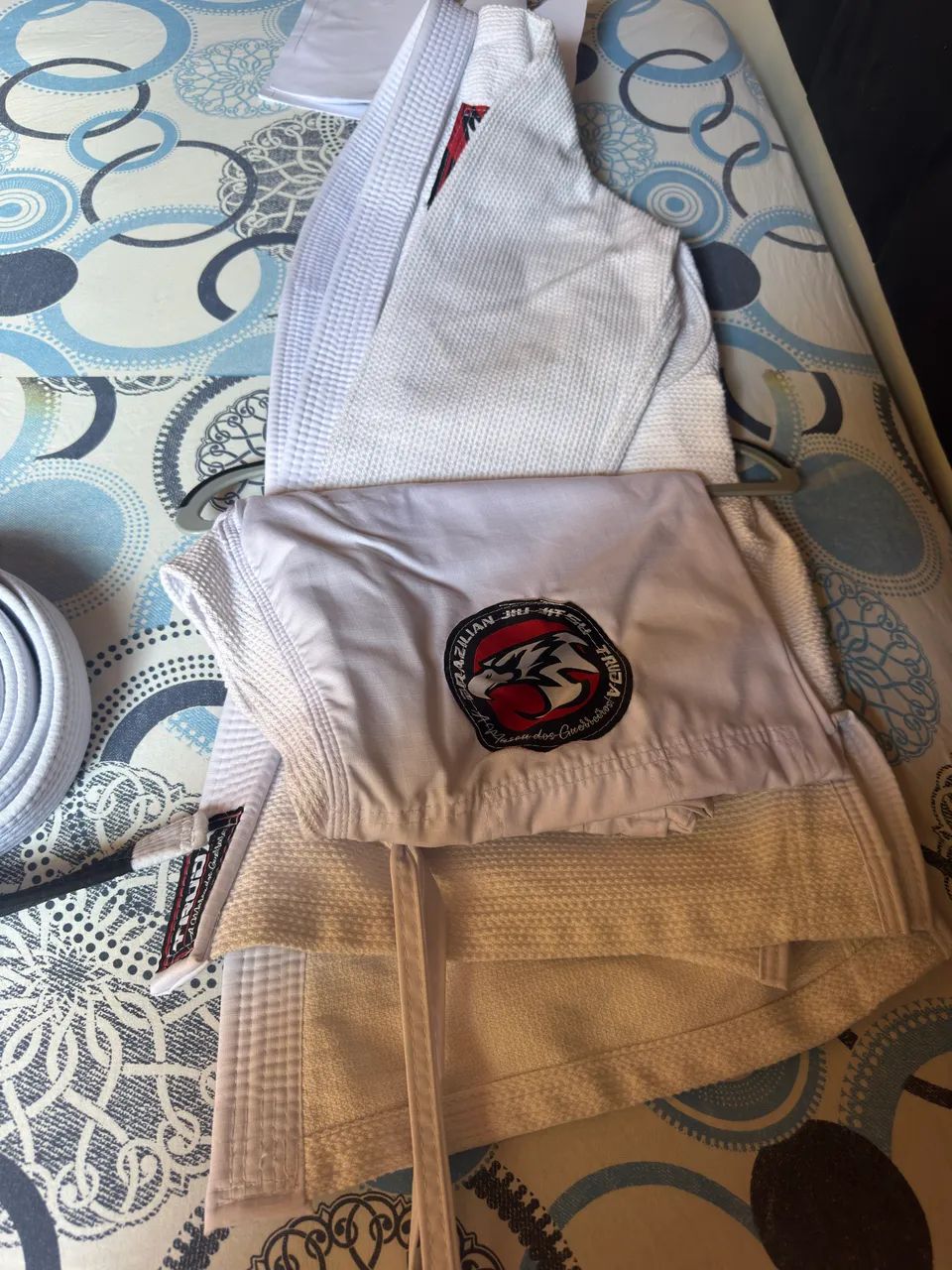 Kimono Jiu-Jitsu RUDA A3 Branco - Foto 3