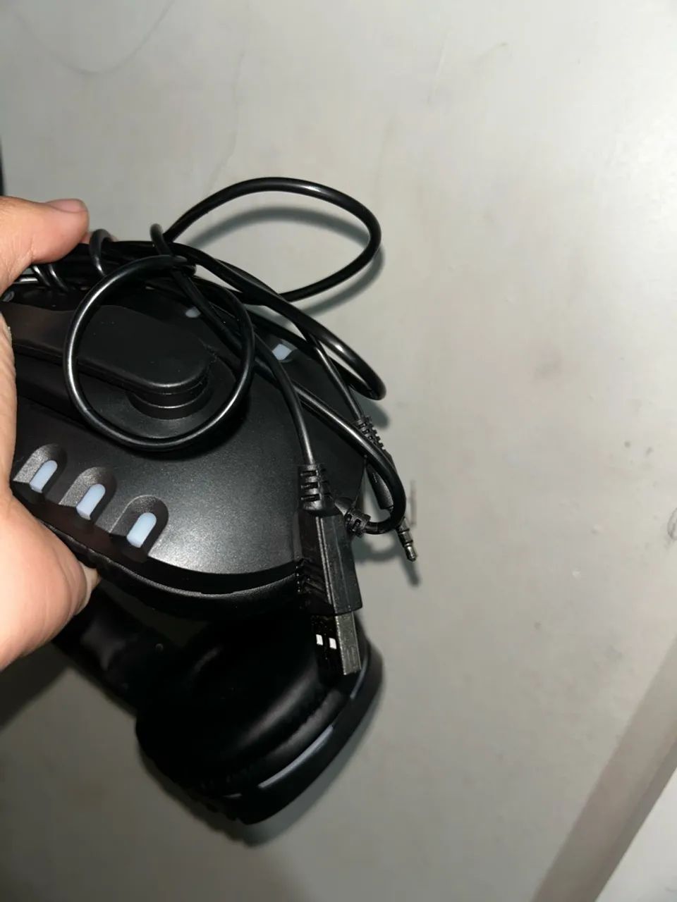 HEADSET GAMER LED RGB COM MICROFONE - Foto 2