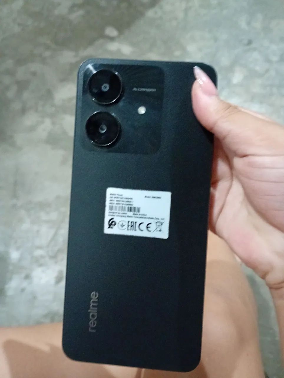 Celular realme note 60x 64gb bateria 100% junto com película nova e capinha nova por R$600