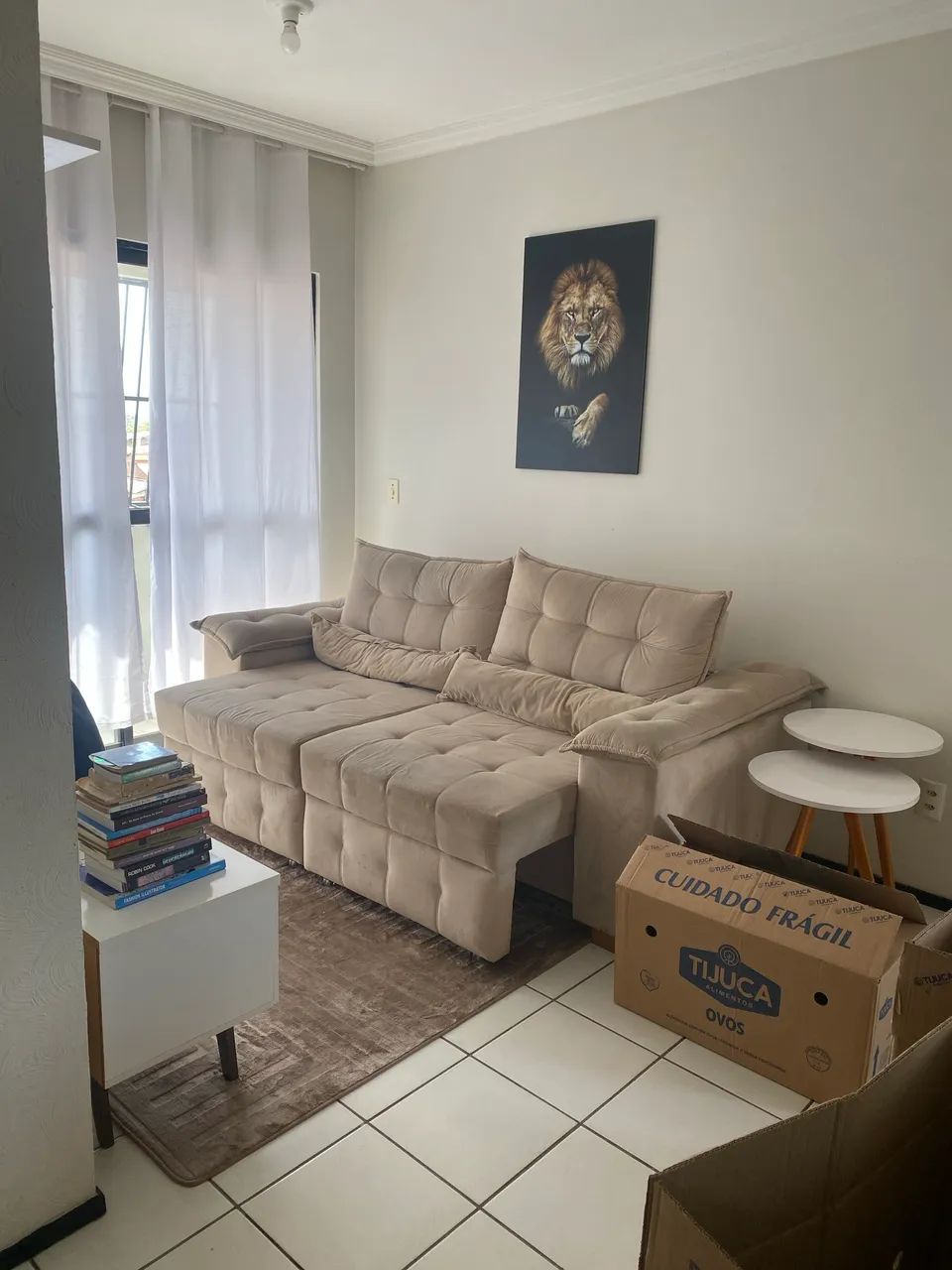 Sofá Retrátil de Madeira de Eucalipto - Espuma D33 Ortobom - Foto 4