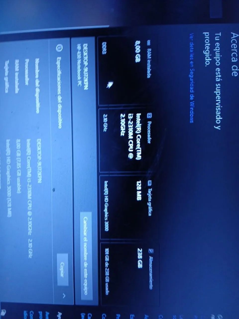 Notebook HP /8 GB Ram Para retirada de peças  - Foto 3